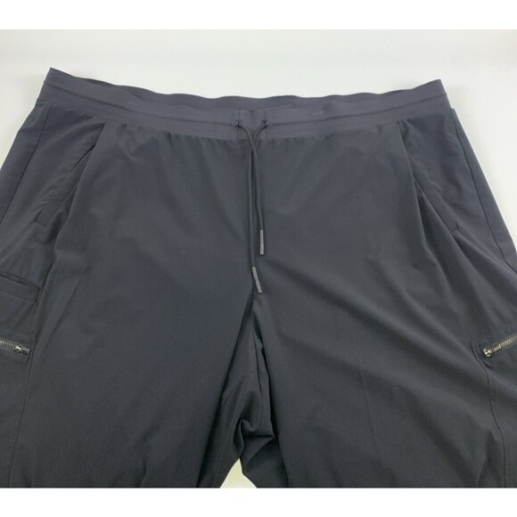Athleta Go Far Travel Venture Pant Black PullOn Drawstring Jogger 566665 Plus 26 - Picture 7 of 16